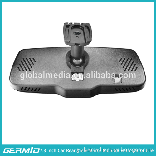 7.3 inch car rear view mirror monitor with wide screen LCD monitor display and genuine bracket